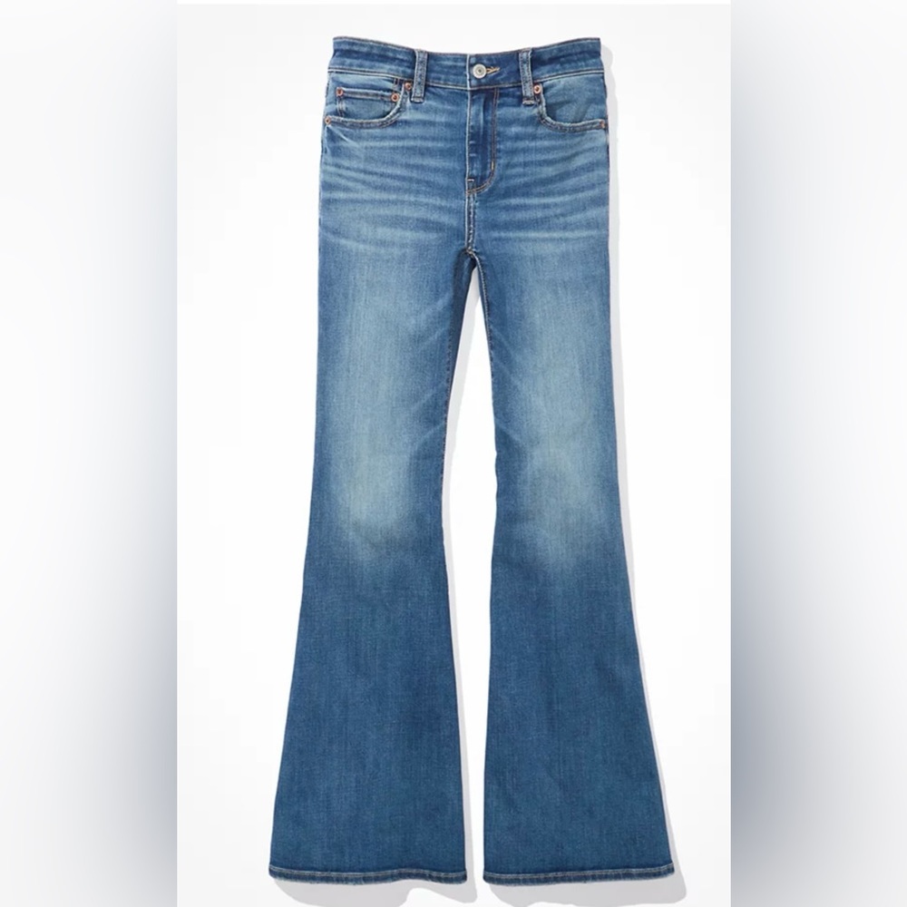 American Eagle jeans, festival flare size 4 Regular, Like new